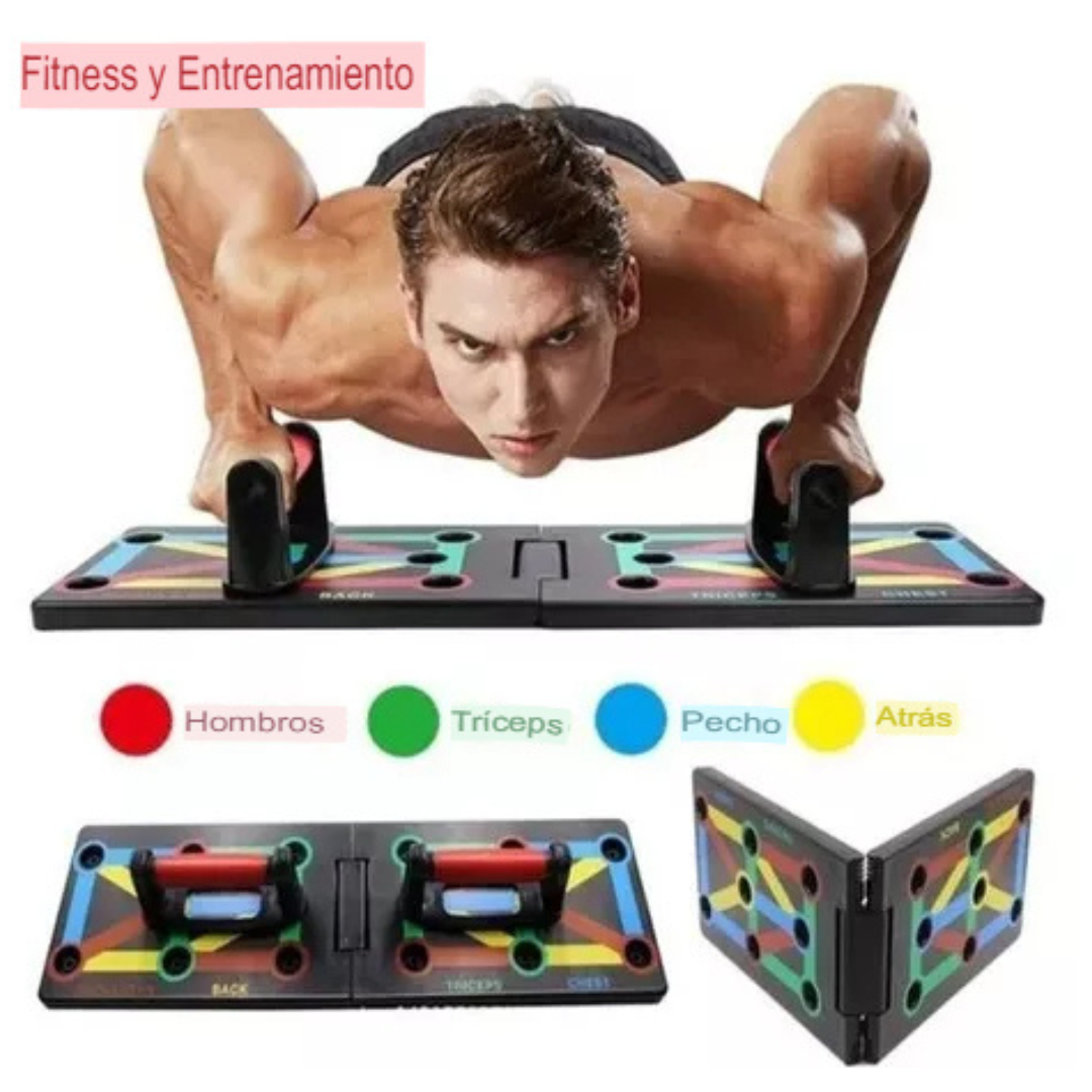 Base de Flexiones Zimex + 2 Bandas