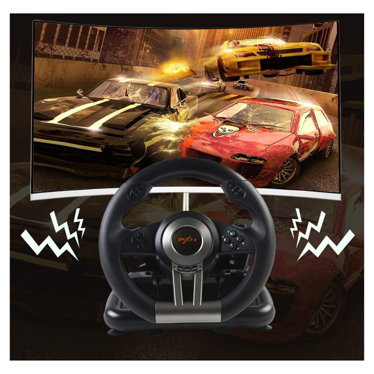 Volante PXN SpeedForce 3 en 1 Volante